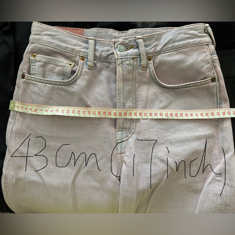 Acne Studios high rise Pink Washed Jeans - Picture 9 of 12